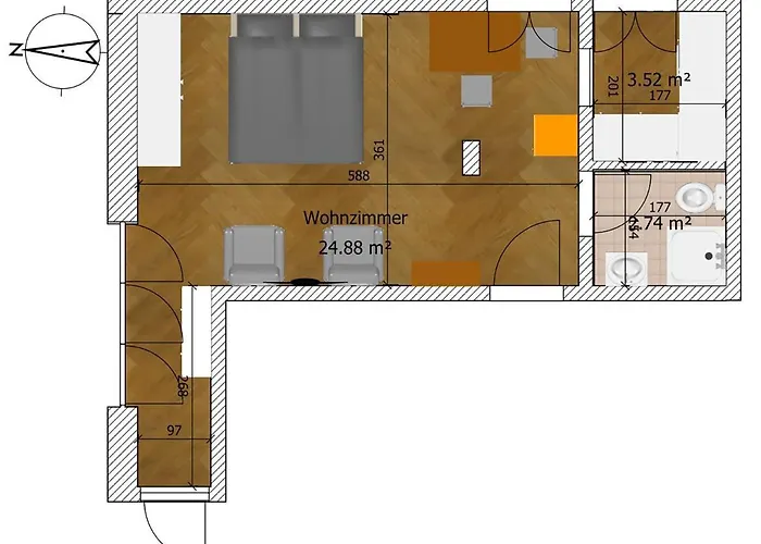 Ambassador Yellow Lägenhet